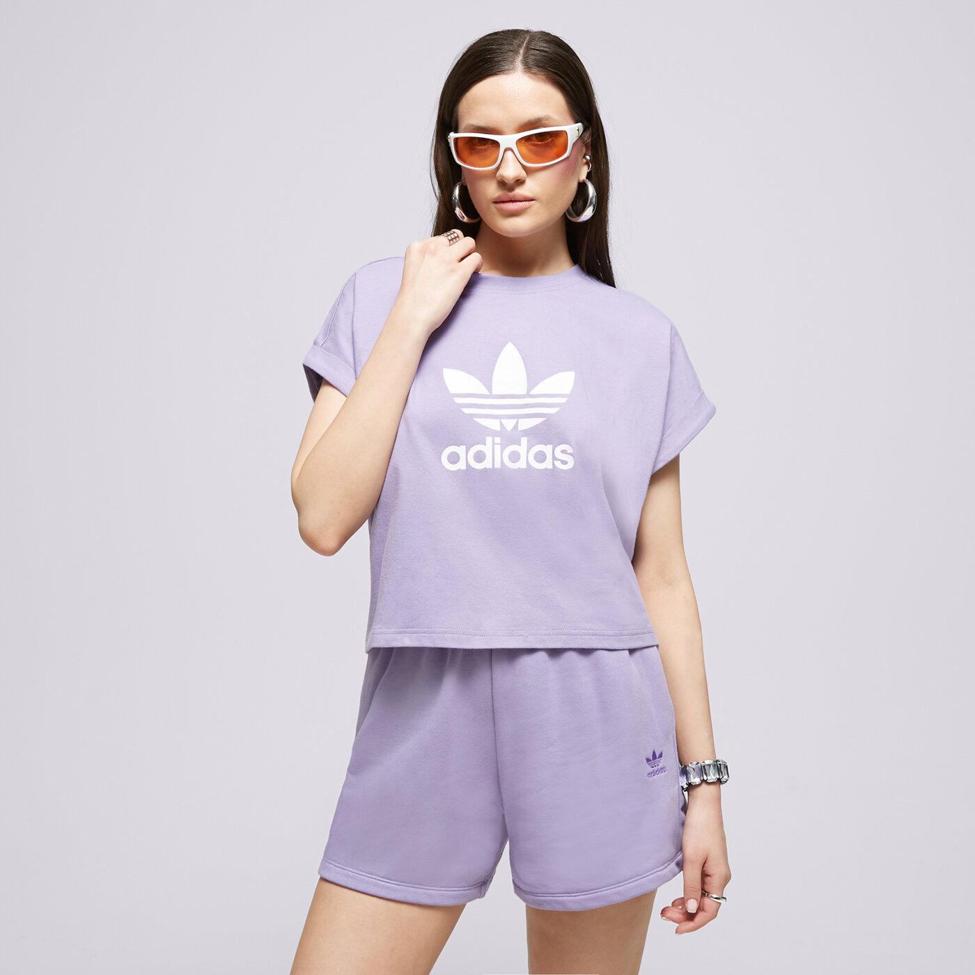 Adidas ТЕНИСКА Short Tee Ic5468 Дамски Цвят син Модни Тениски Дрехи