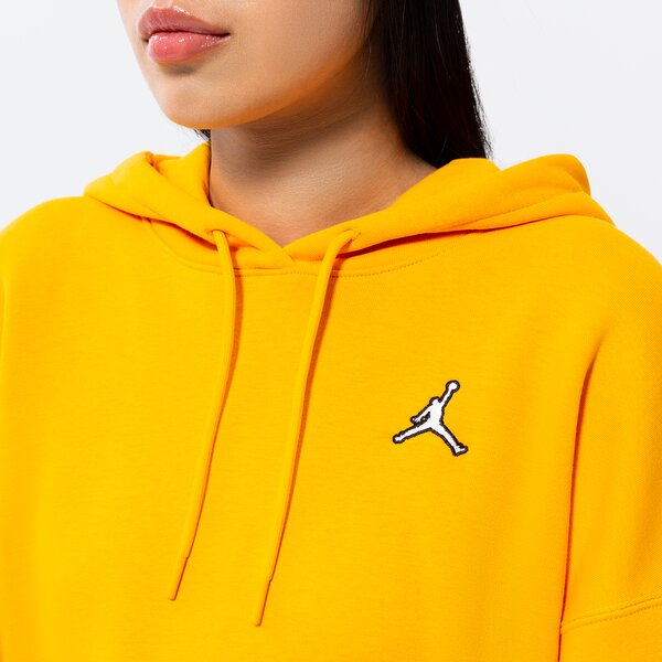 Дамски суичър JORDAN СУИТЧЪР С КАЧУЛКА W J FLT FLC HOODIE CORE dq4458-705 цвят жълт