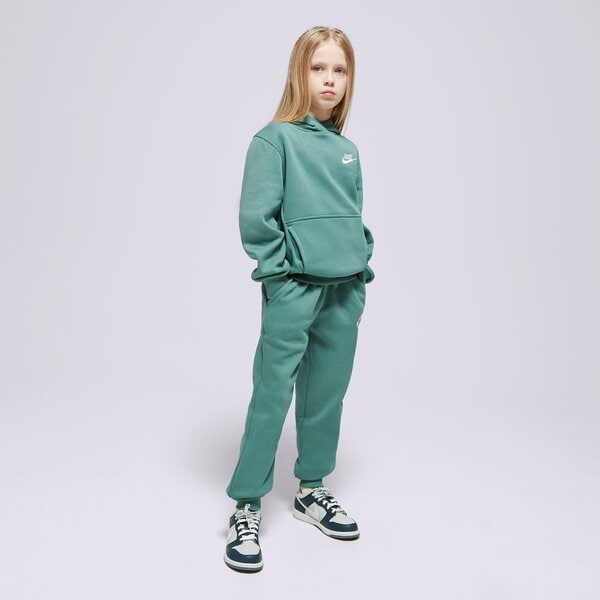 Детски суичър NIKE СУИТЧЪР С КАЧУЛКА SPORTSWEAR CLUB FLEECE BOY fd3000-361 цвят зелен