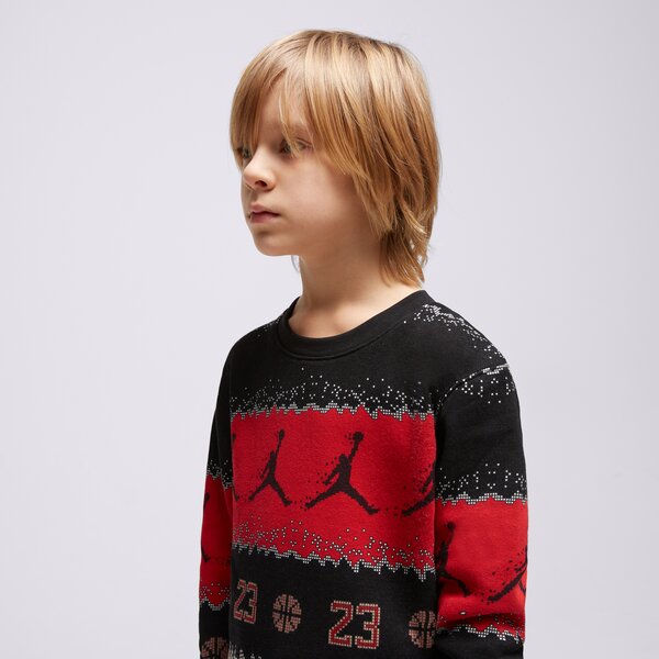 Детски суичър JORDAN СУИТЧЪР MJ HOLIDAY FLC CREW BOY 95c724-023 цвят многоцветен