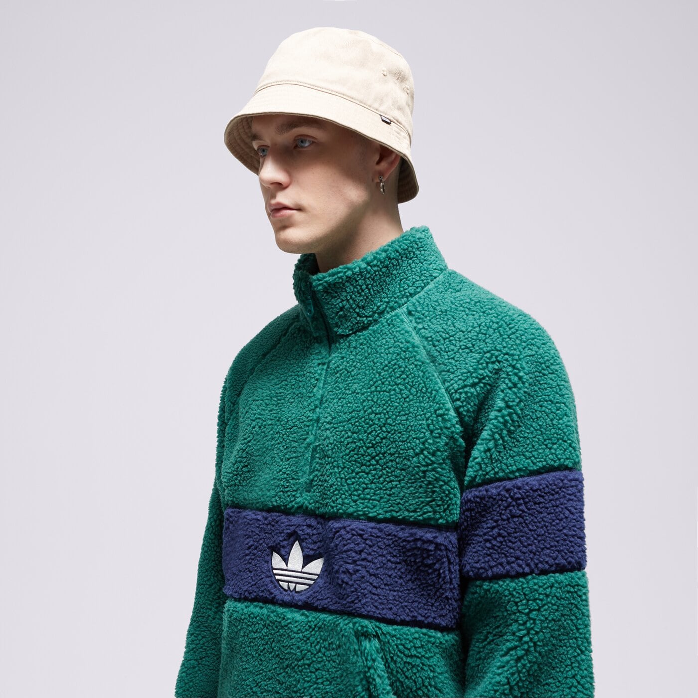 Мъжки суичър ADIDAS ПОЛАР WNTR FLEECE im4659 цвят зелен