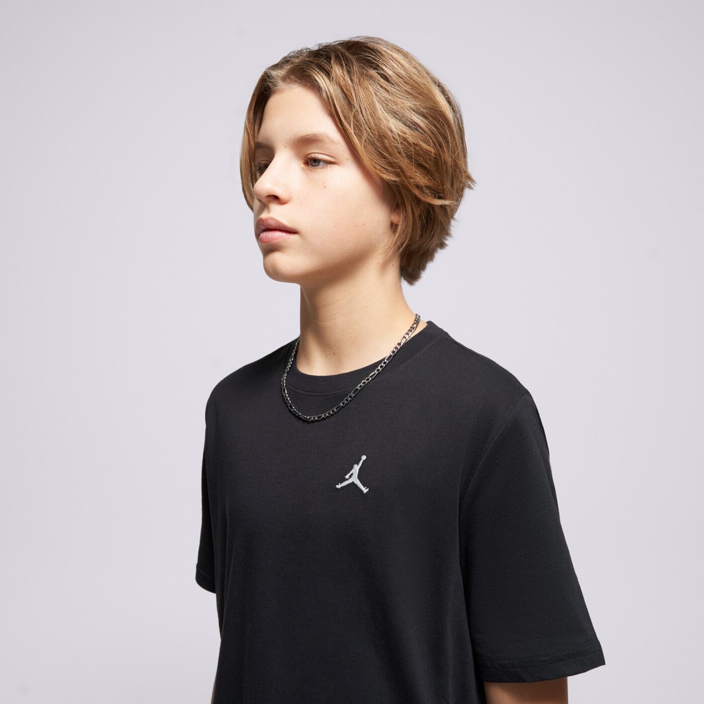 Детска тениска JORDAN ТЕНИСКА JDB JUMPMAN AIR EMB BOY 95d266-023 цвят черен