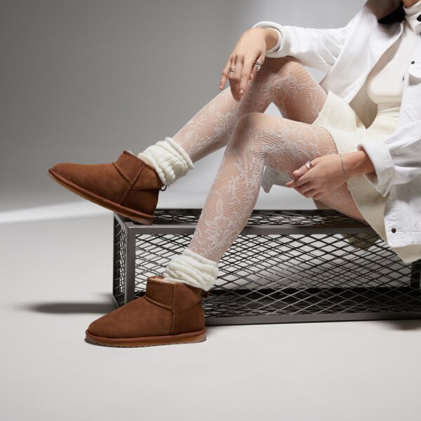 Дамски кежуал EMU AUSTRALIA STINGER MICRO w10937chestnut цвят кафяв