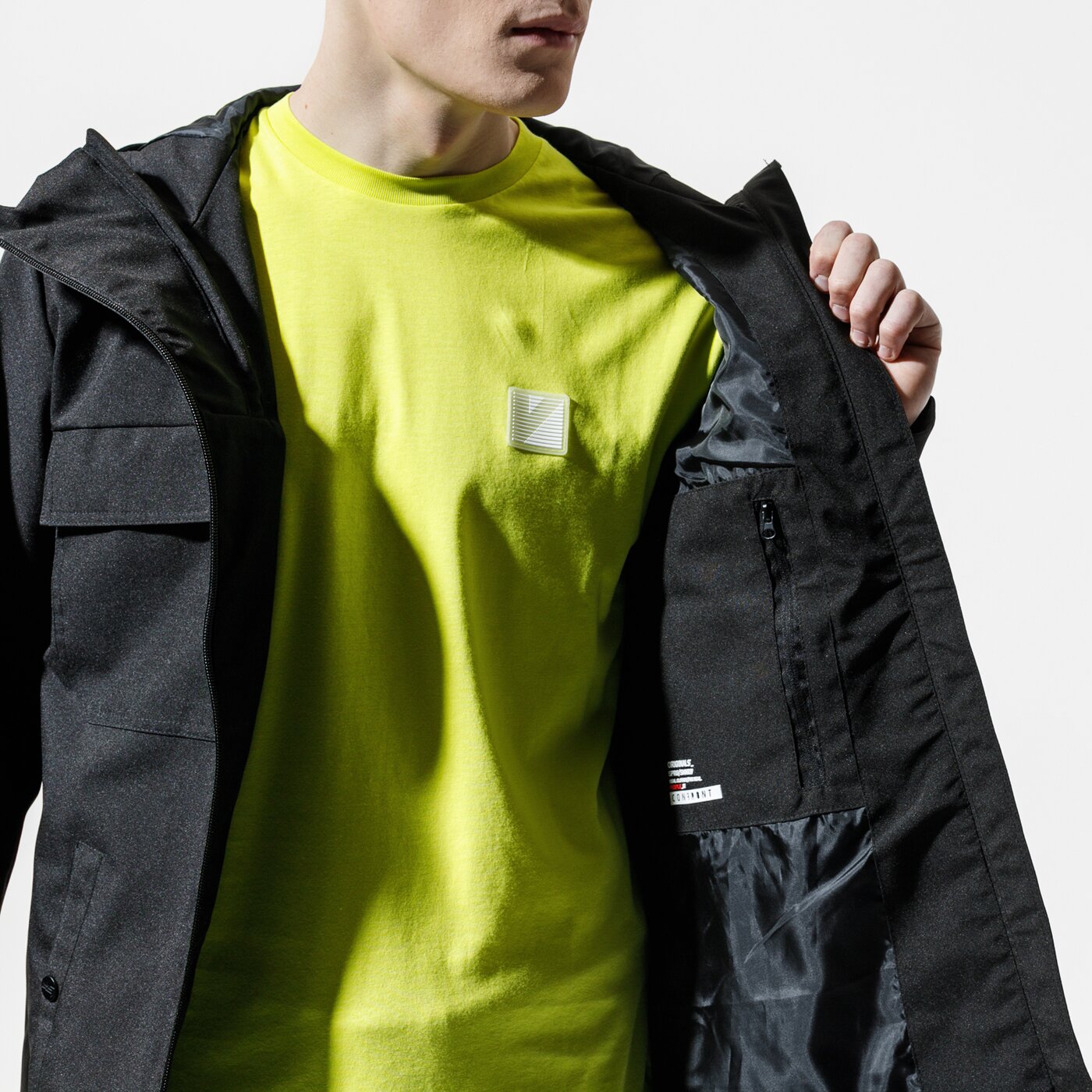 Мъжко преходно яке CONFRONT ЯКЕ RAMSAY cf120kum24001 цвят черен