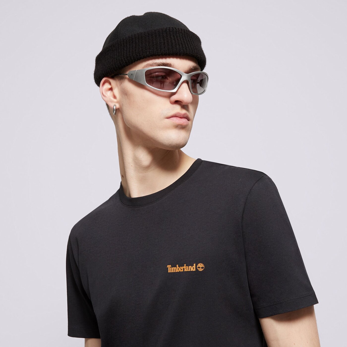 Мъжка тениска TIMBERLAND ТЕНИСКА SMALL LOGO PRINT tb0a5pgz0011 цвят черен