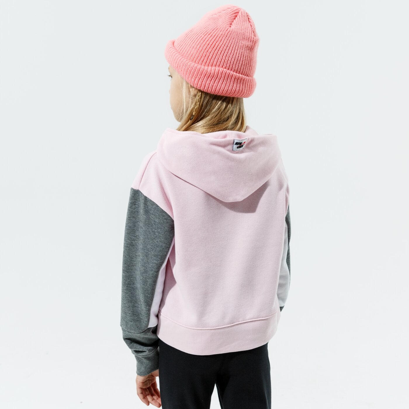 Детски суичър JORDAN СУИТЧЪР С КАЧУЛКА JUMPMAN BY NIKE HOODIE GIRL 45a761-a9y цвят розов