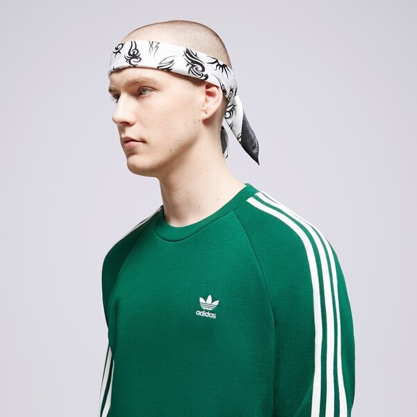 Мъжки суичър ADIDAS СУИТЧЪР 3-STRIPES CREW ia4863 цвят зелен