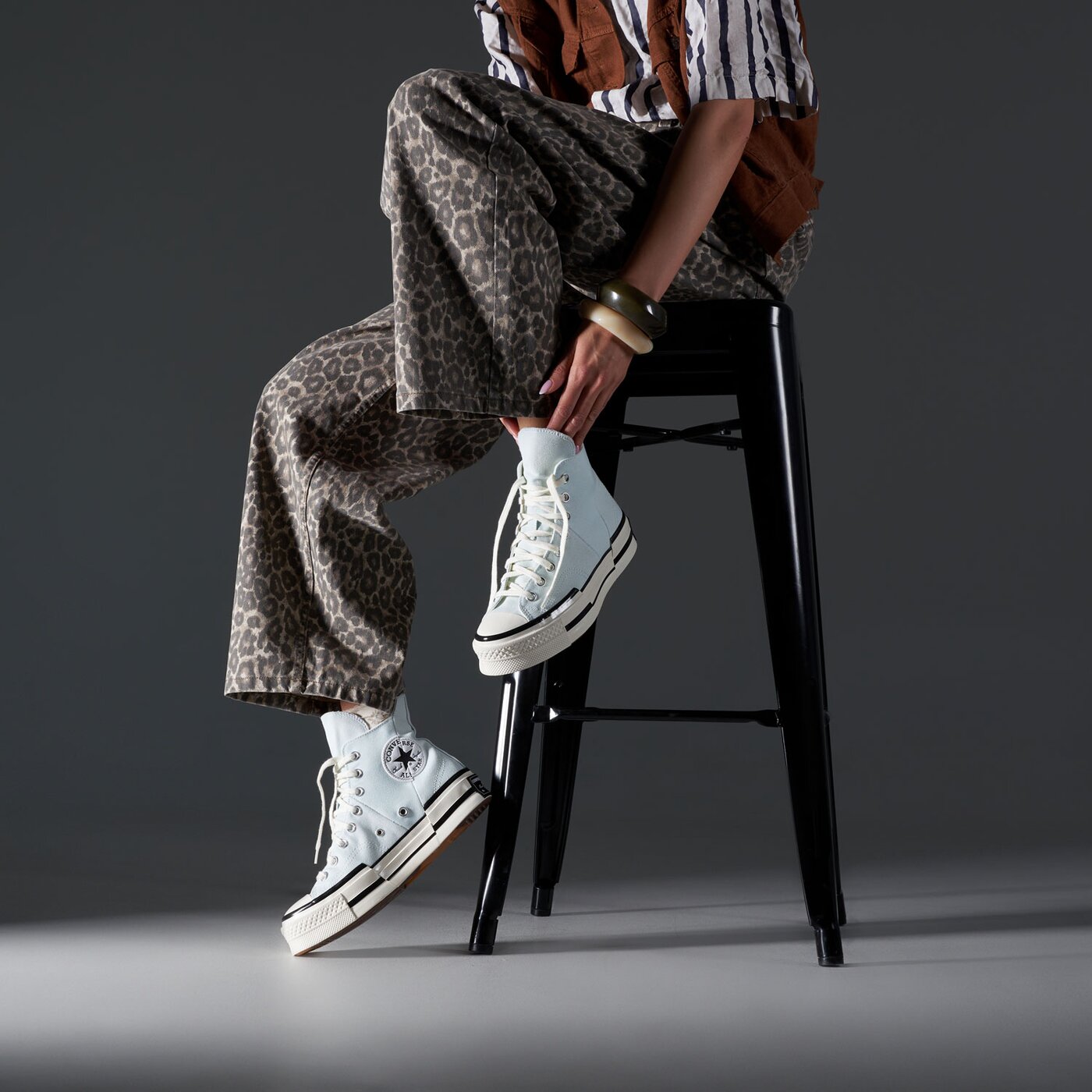 Дамски маратонки CONVERSE CHUCK 70 PLUS a03537c цвят син