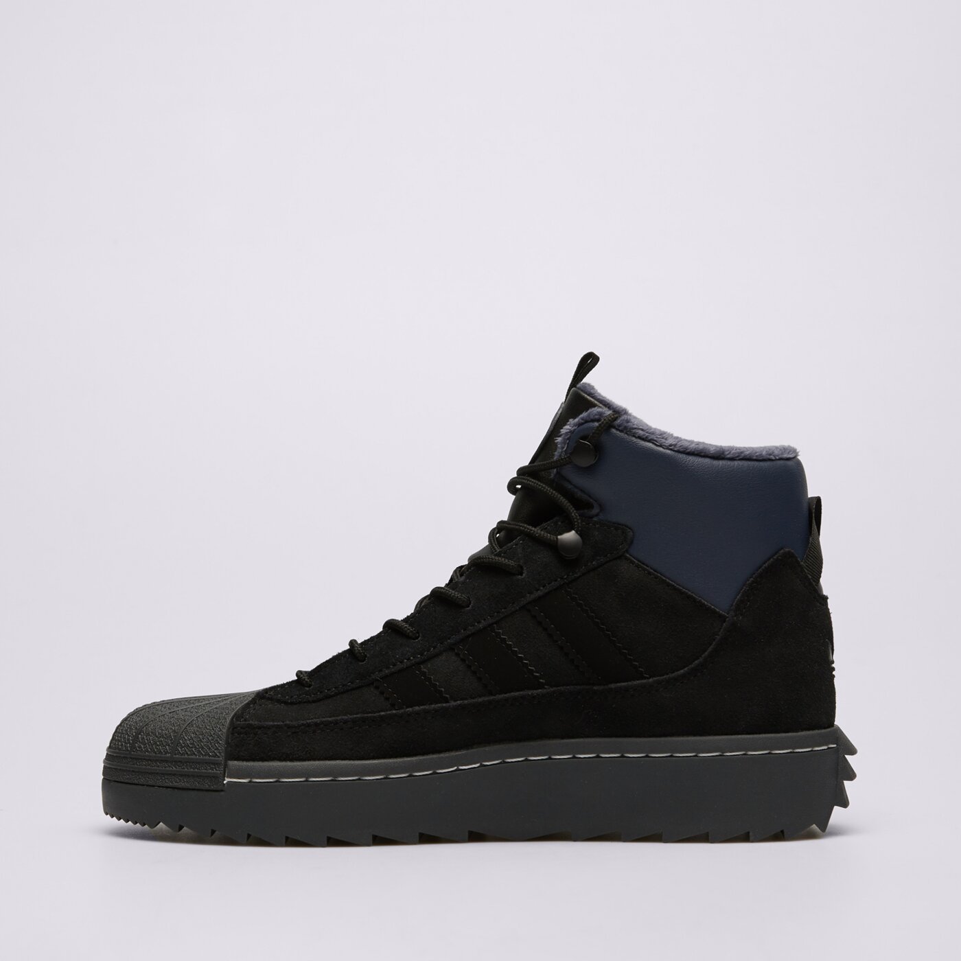 Детски зимни обувки ADIDAS SUPERSTAR WINTER TREK J jq0346 цвят черен