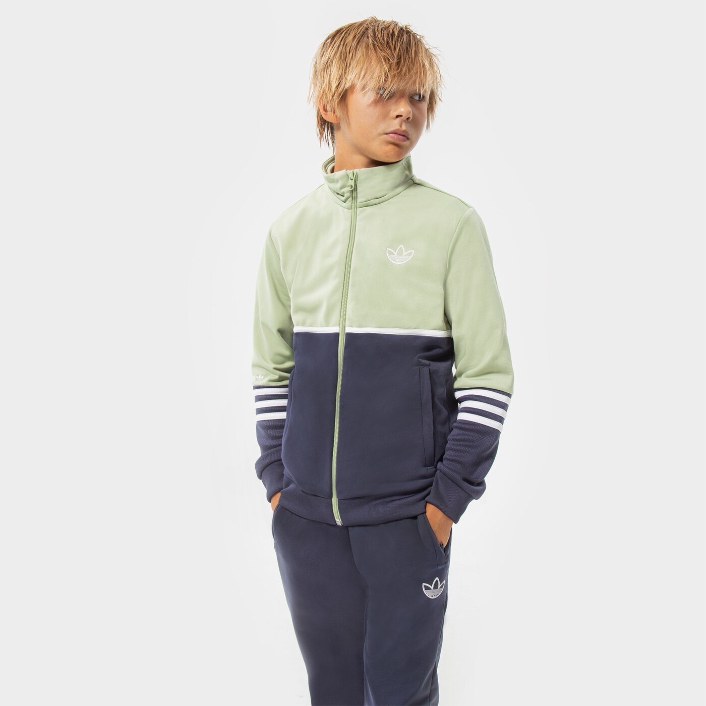 Детски суичър ADIDAS СУИТЧЪР СЪС ЗАКОПЧАВАНЕ TRACK ТОП BOY he2080 цвят многоцветен