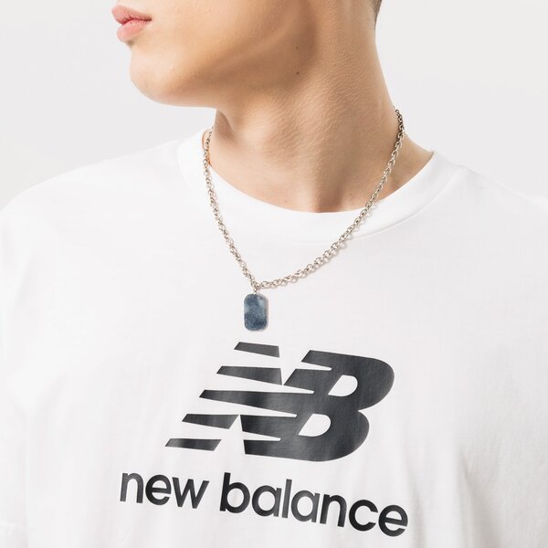 Мъжка тениска NEW BALANCE ТЕНИСКА NB ESSENTIALS LOGO TEE mt31541wt цвят бял