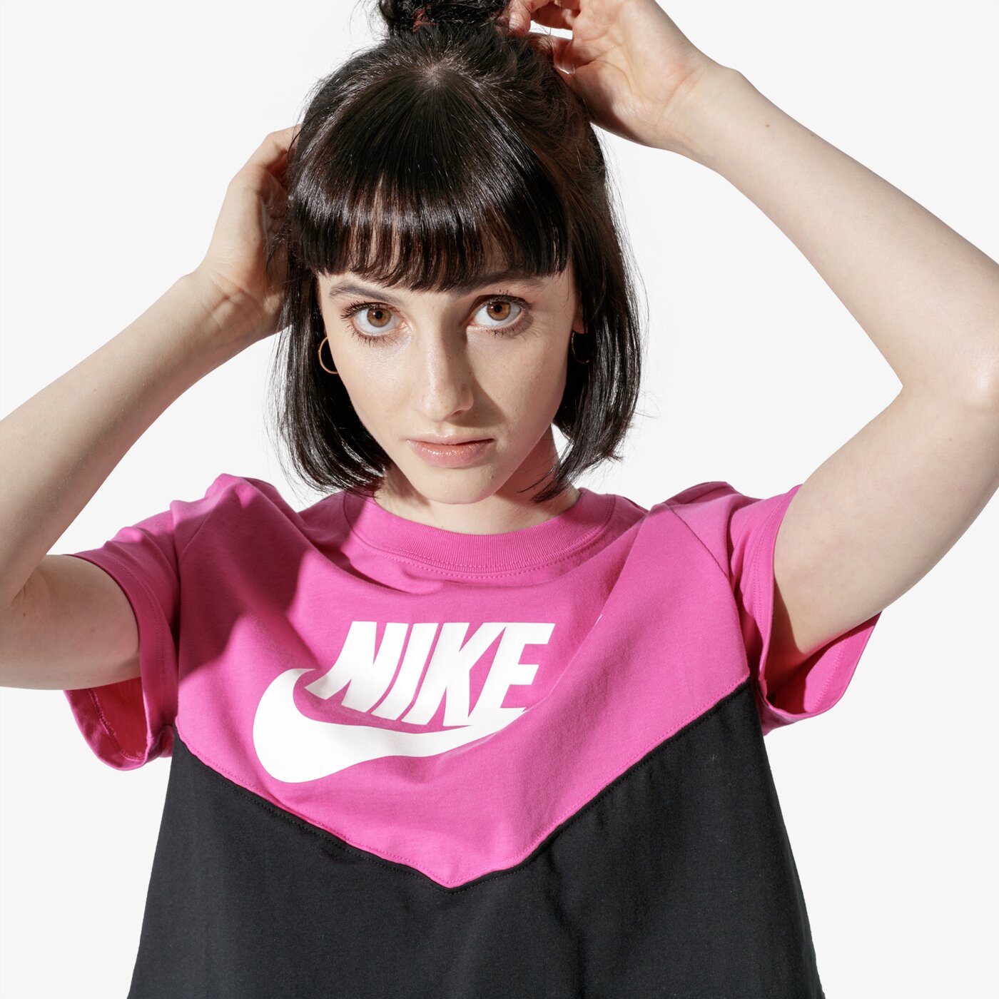 Дамска тениска NIKE ТОП W NSW HRTG ТОП SS ar2513-013 цвят розов