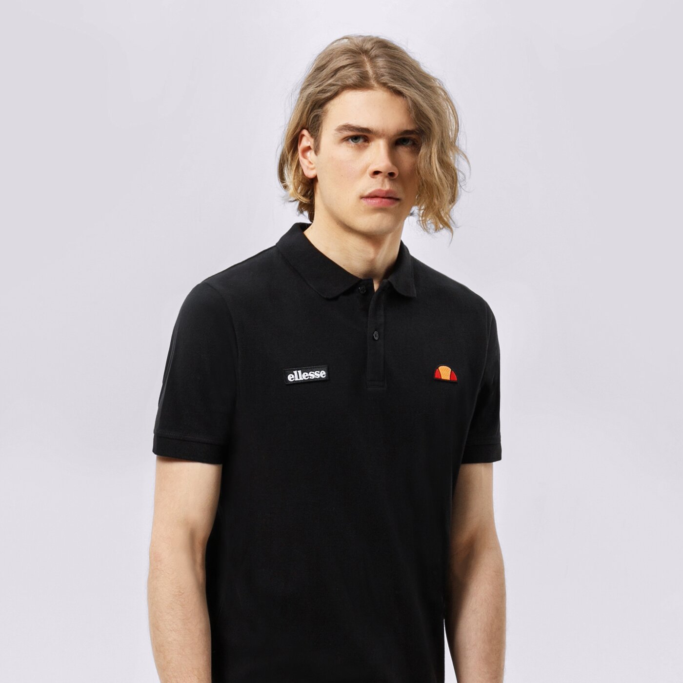 Мъжка тениска ELLESSE ТЕНИСКА ТИП ПОЛО MONTURA BLK shs04475001 цвят черен