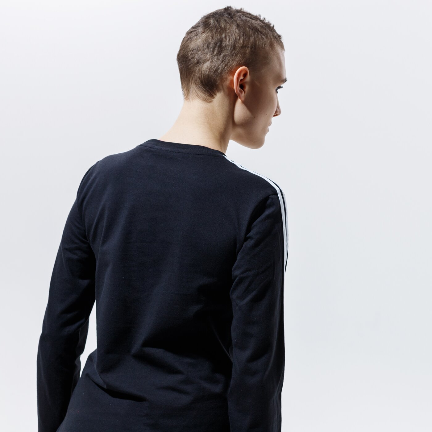 Дамска тениска ADIDAS ТЕНИСКА 3STR LONGSLEEVE #gn2911 цвят черен