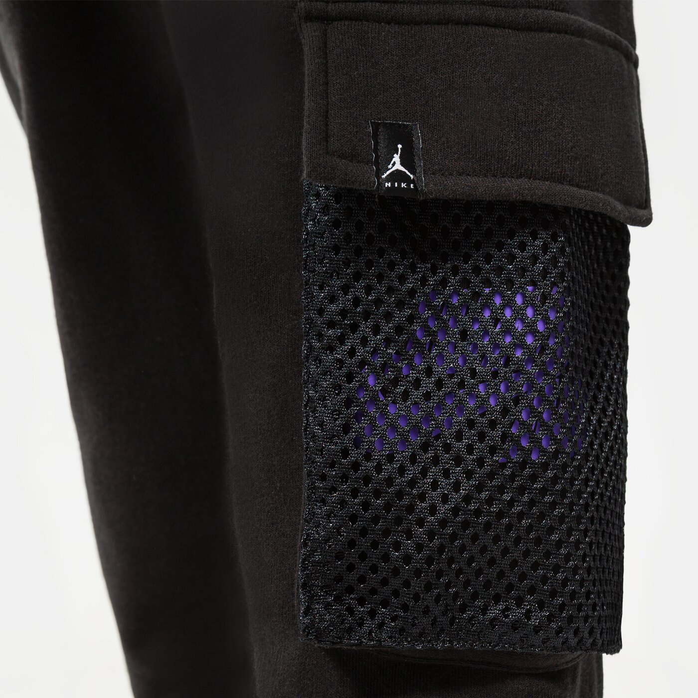 Детски панталони JORDAN ПАНТАЛОНИ JUMPMAN X NIKE MESH POCKET PANT BOY 95b451-023 цвят черен