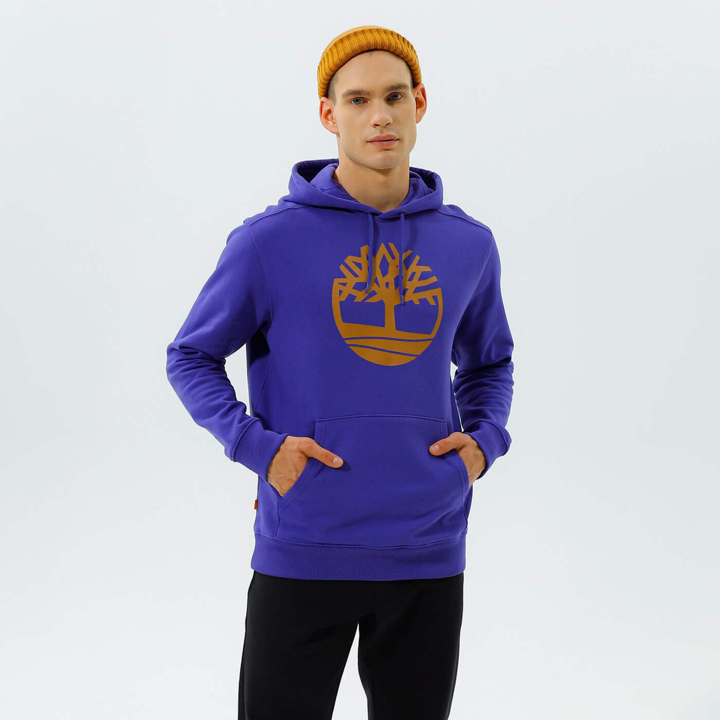 Мъжки суичър TIMBERLAND СУИТЧЪР С КАЧУЛКА YC CORE TREE LOGO PULL OVER HOO tb0a2bjhcc61 цвят виолетов