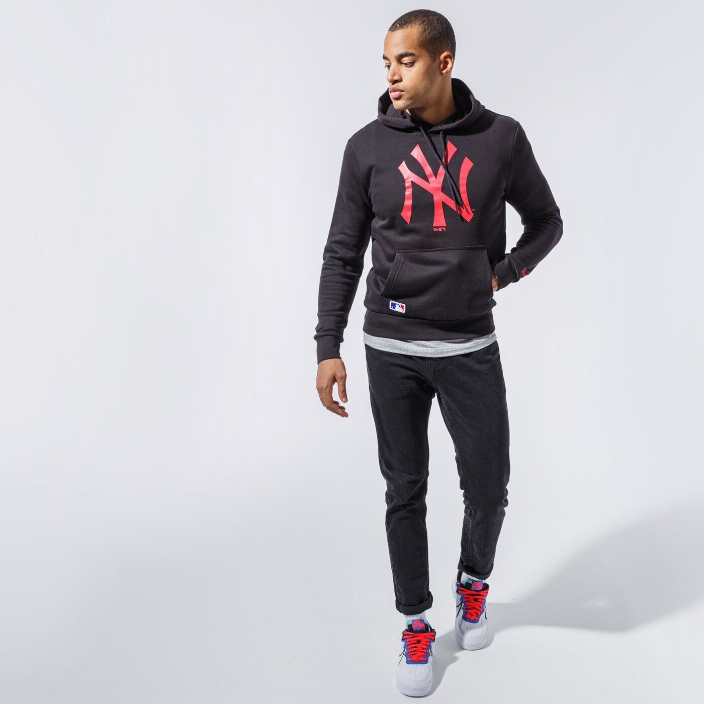 Мъжки суичър NEW ERA СУИТЧЪР С КАЧУЛКА MLB SEASONAL TEAM LOGO HDY NEYYAN  12485716 