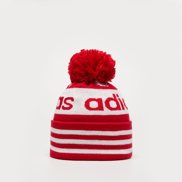 Мъжка зимна шапка ADIDAS ШАПКА ED8763 ed8763 цвят червен