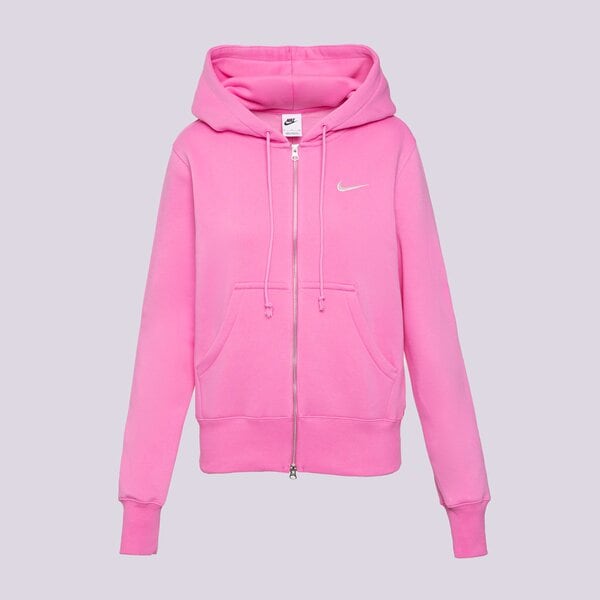 Дамски суичър NIKE СУИТЧЪР СЪС ЗАКОПЧАВАНЕ С КАЧУЛКА W NSW PHNX FLC STD FZ hj0995-675 цвят розов