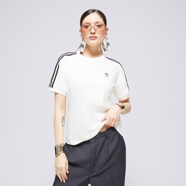 Дамска тениска ADIDAS ТЕНИСКА 3 STRIPE TEE ir8051 цвят бял