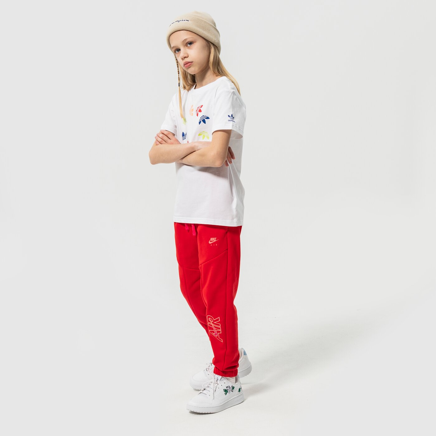 Детски панталони NIKE ПАНТАЛОНИ G NSW AIR FT PANT GIRL dm8373-657 цвят червен