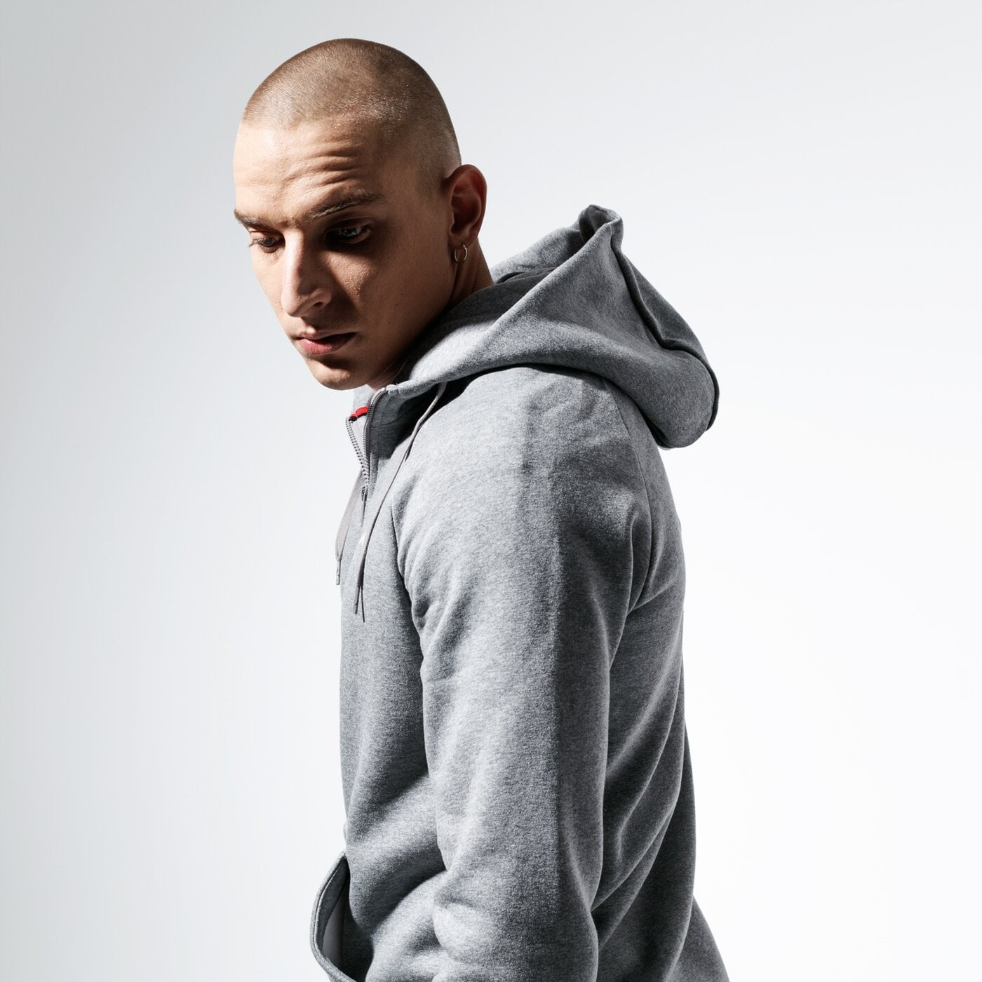 Мъжки суичър JORDAN СУИТЧЪР M J JUMPMAN FLEECE FZ 939998-091 цвят сив