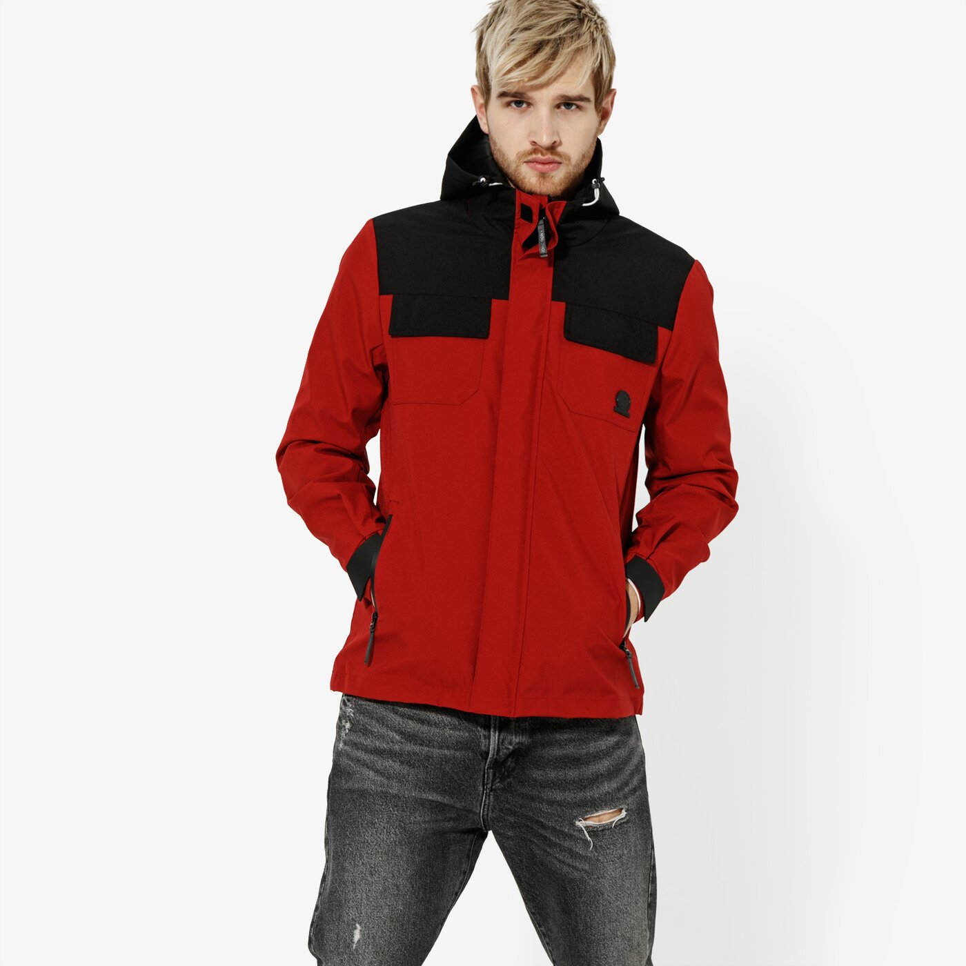 Мъжко преходно яке CONFRONT ЯКЕ HOLLY cf19kum13002 цвят червен
