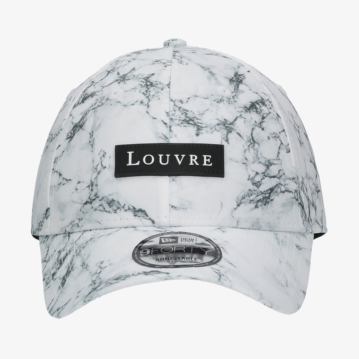 Мъжка шапка с козирка NEW ERA ШАПКА LOUVRE CLEAR MARBLE 940 LE LOUVRE WHI 13100348 цвят бял