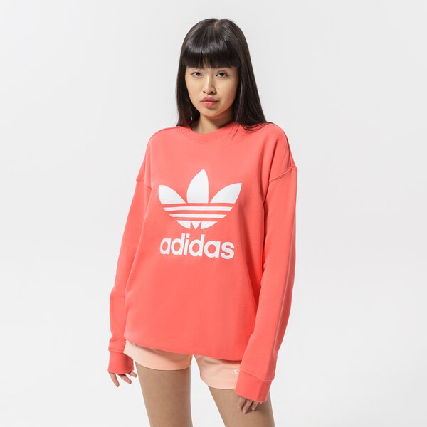 Дамски суичър ADIDAS СУИТЧЪР TRF CREW SWEAT he9537 цвят оранжев