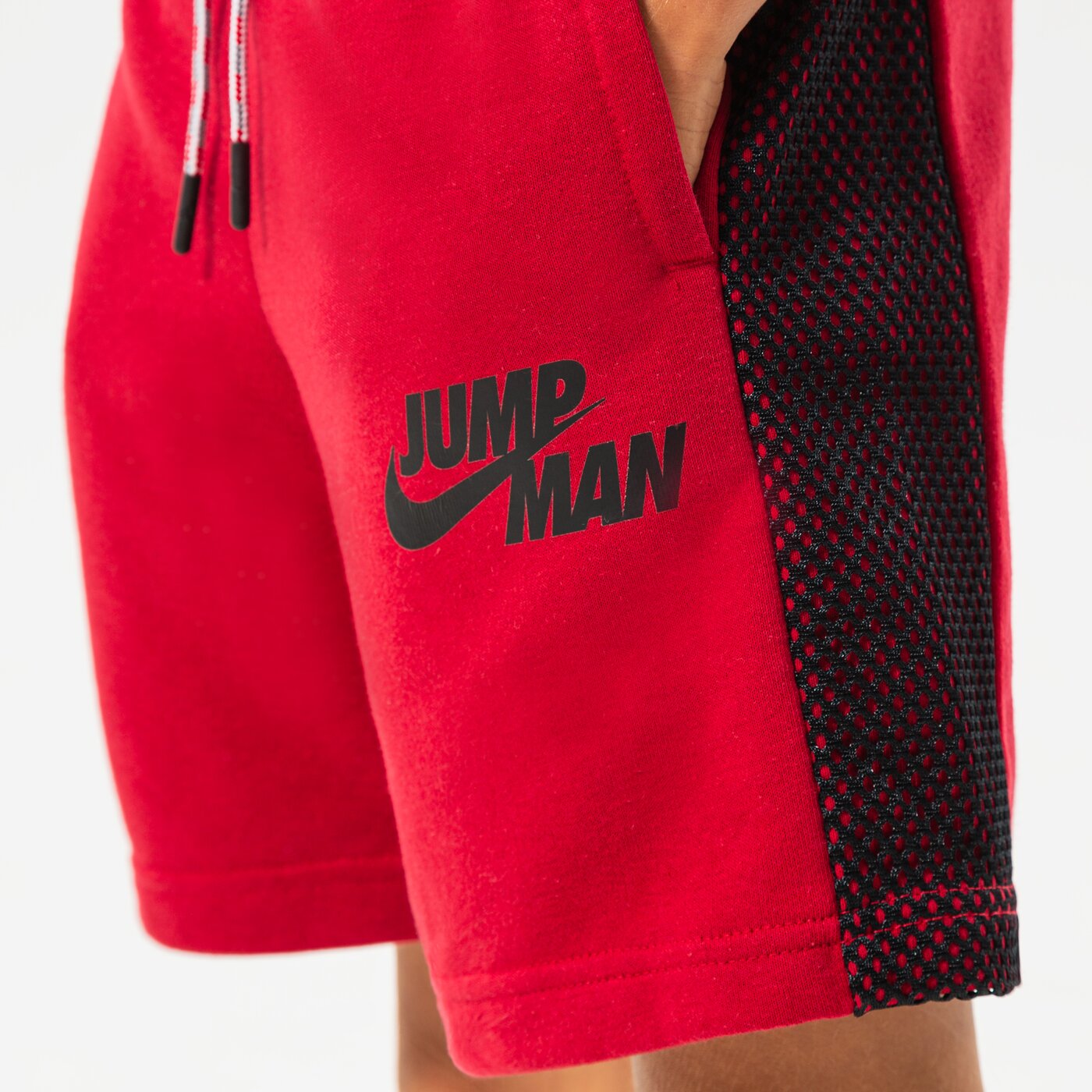  JORDAN ШОРТИ JUMPMAN X NIKE FT SHORT BOY 95b452-r78 цвят бордо