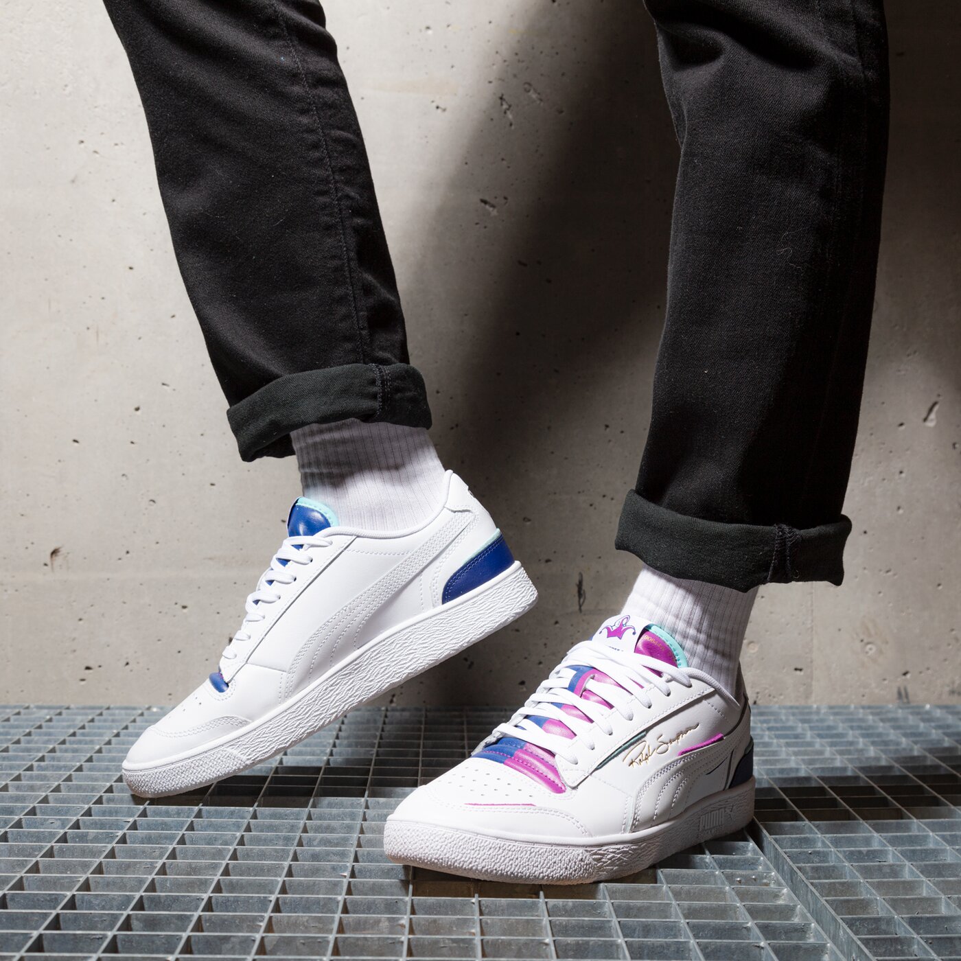 Мъжки маратонки PUMA RALPH SAMPSON LO JOKER 37492701 цвят бял