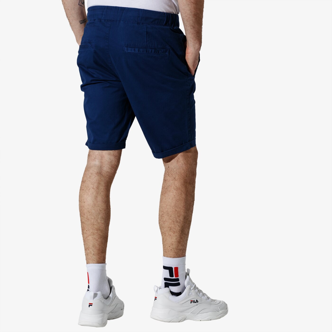 Мъжки къси панталони CONFRONT ШОРТИ CNF BASIC SHORTS cf19szm32004 цвят тъмносин