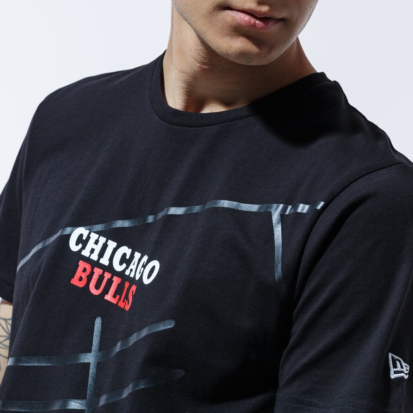 Мъжка тениска NEW ERA ТЕНИСКА NBA BIG LOGO TEE CHIBUL BLK 12369805 цвят черен