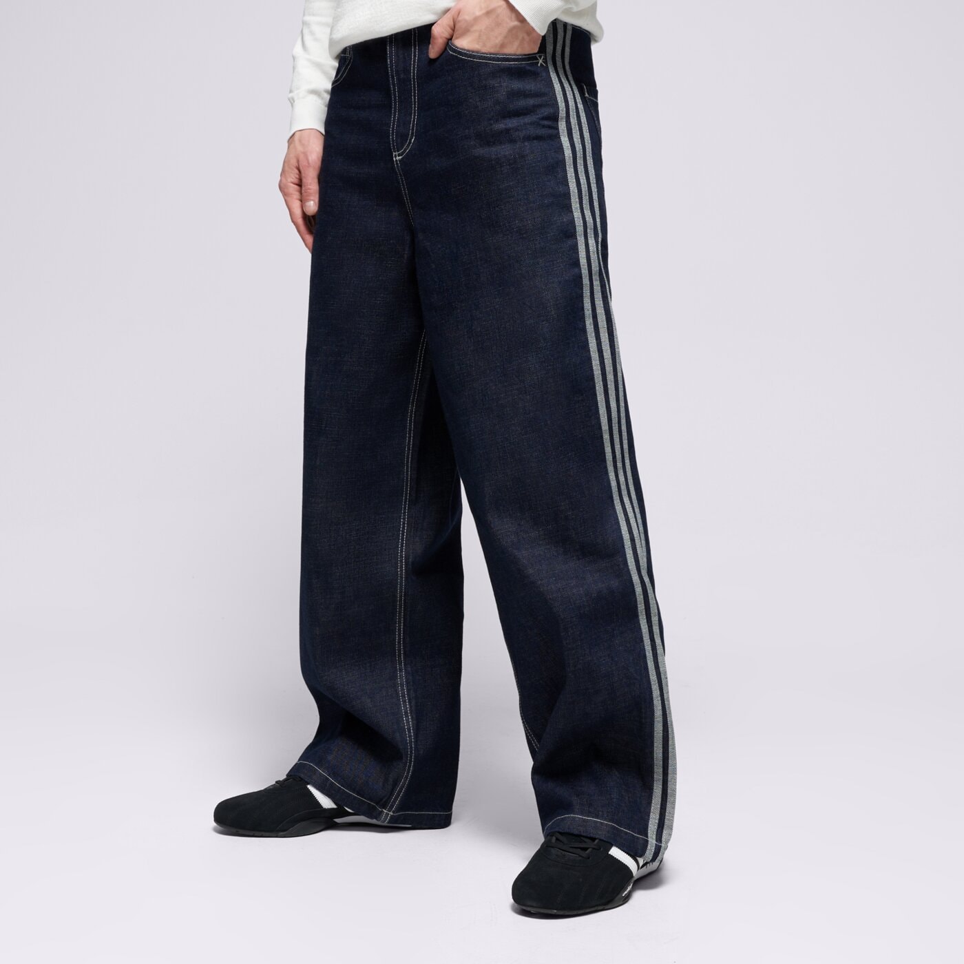 Мъжки панталони ADIDAS ПАНТАЛОНИ 90S ALTERNATIVE SPORT WIDE LEG SKATER JEAN ks6916 цвят тъмносин