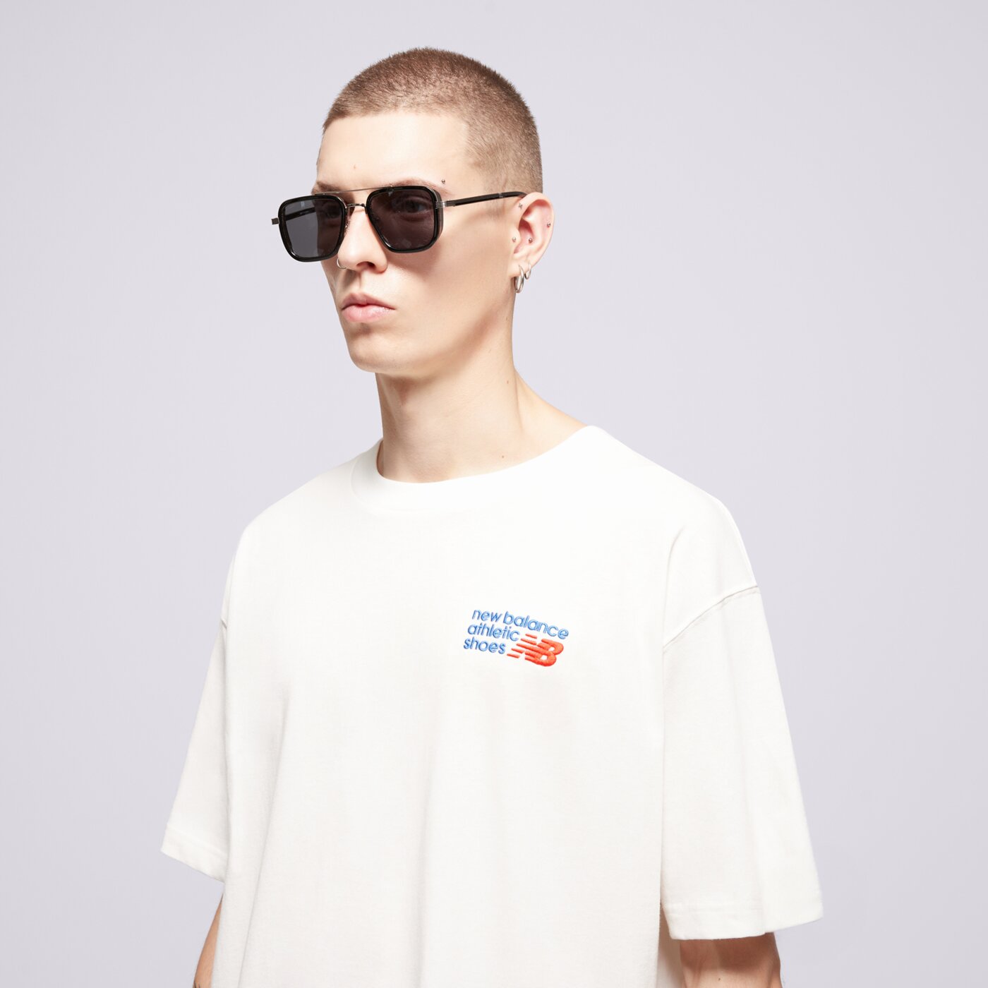 Мъжка тениска NEW BALANCE ТЕНИСКА ATHLETICS PREMIUM LOGO ТЕНИСКА mt41908sst цвят бял