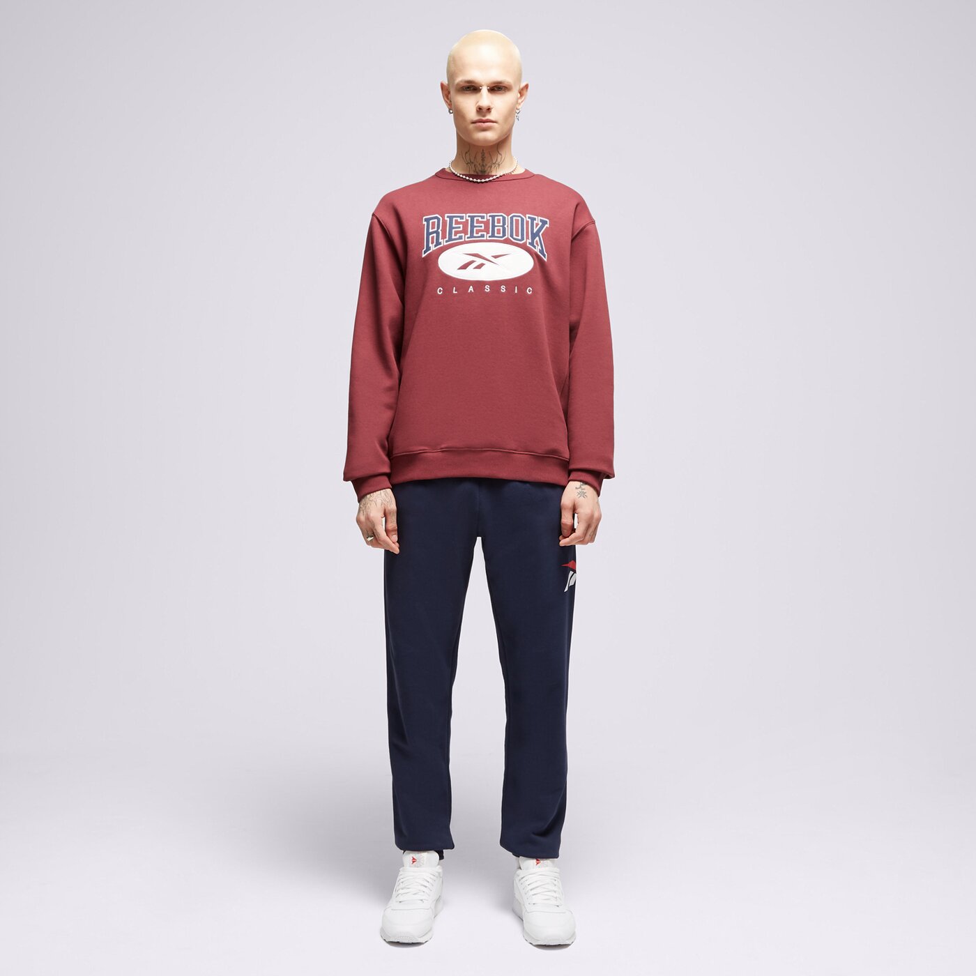 Мъжки суичър REEBOK СУИТЧЪР CL AE CREW 100071344 цвят бордо