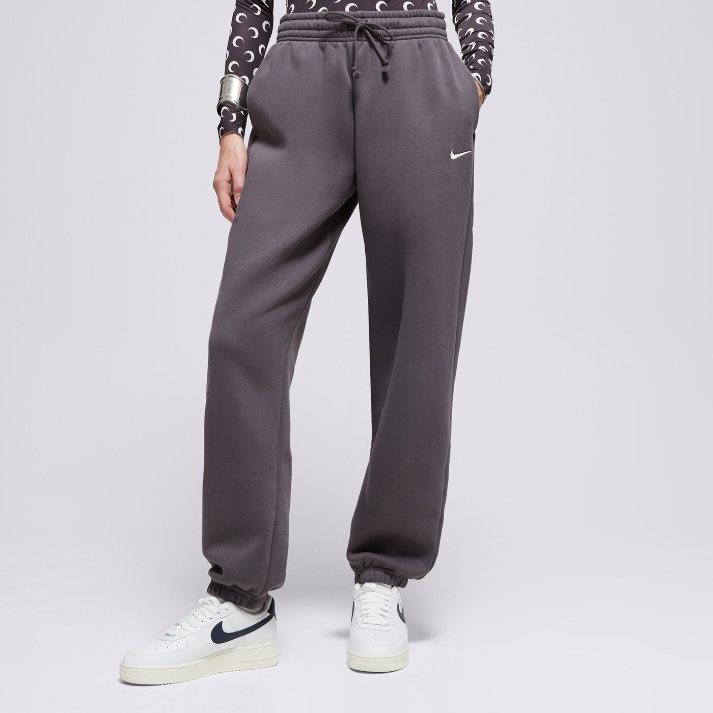 Дамски панталони NIKE ПАНТАЛОНИ W NSW PHNX FLC HR OS PANT 2 fz5996-036 цвят сив