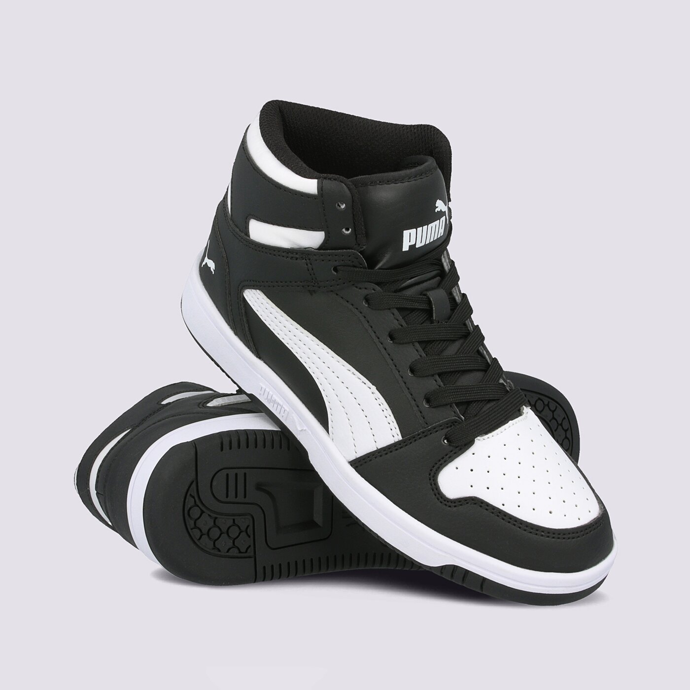 Детски маратонки PUMA REBOUND LAYUP SL JR 370486 01 цвят черен