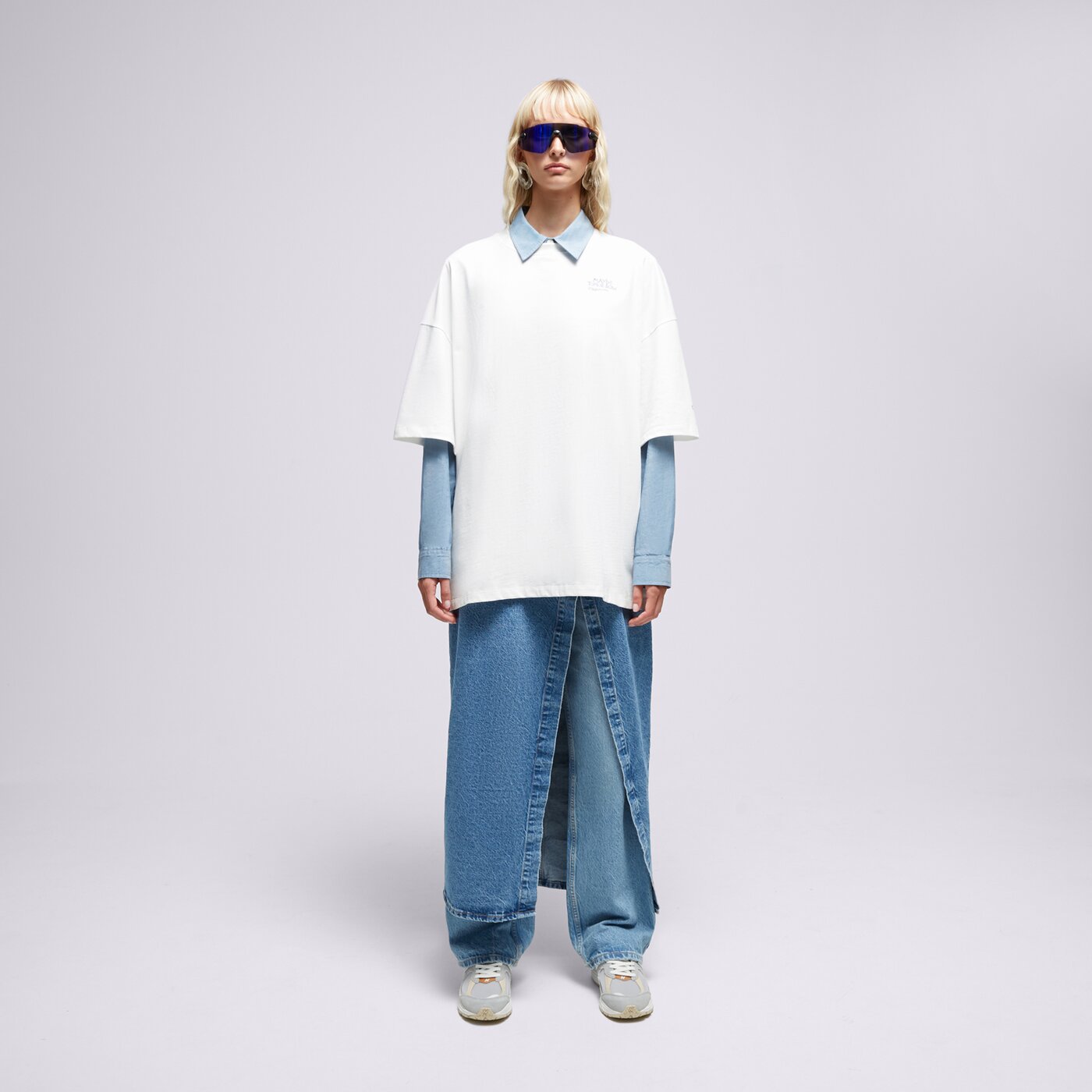 Мъжка тениска S.NOW JOB SIZEER ТЕНИСКА “MAYBE” NATURAL WHITE si123tsu50001 цвят бял