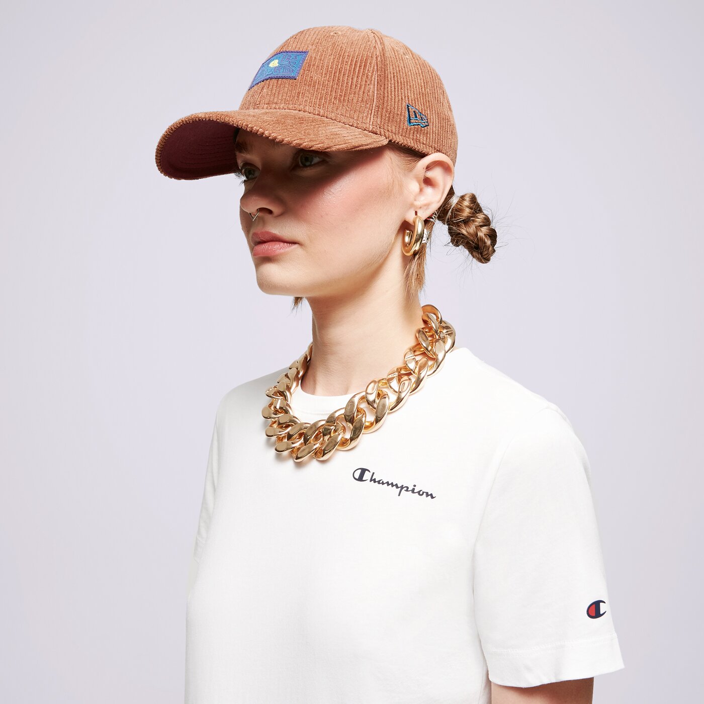 Дамска тениска CHAMPION ТЕНИСКА CREWNECK ТЕНИСКА 116934ww001 цвят бял