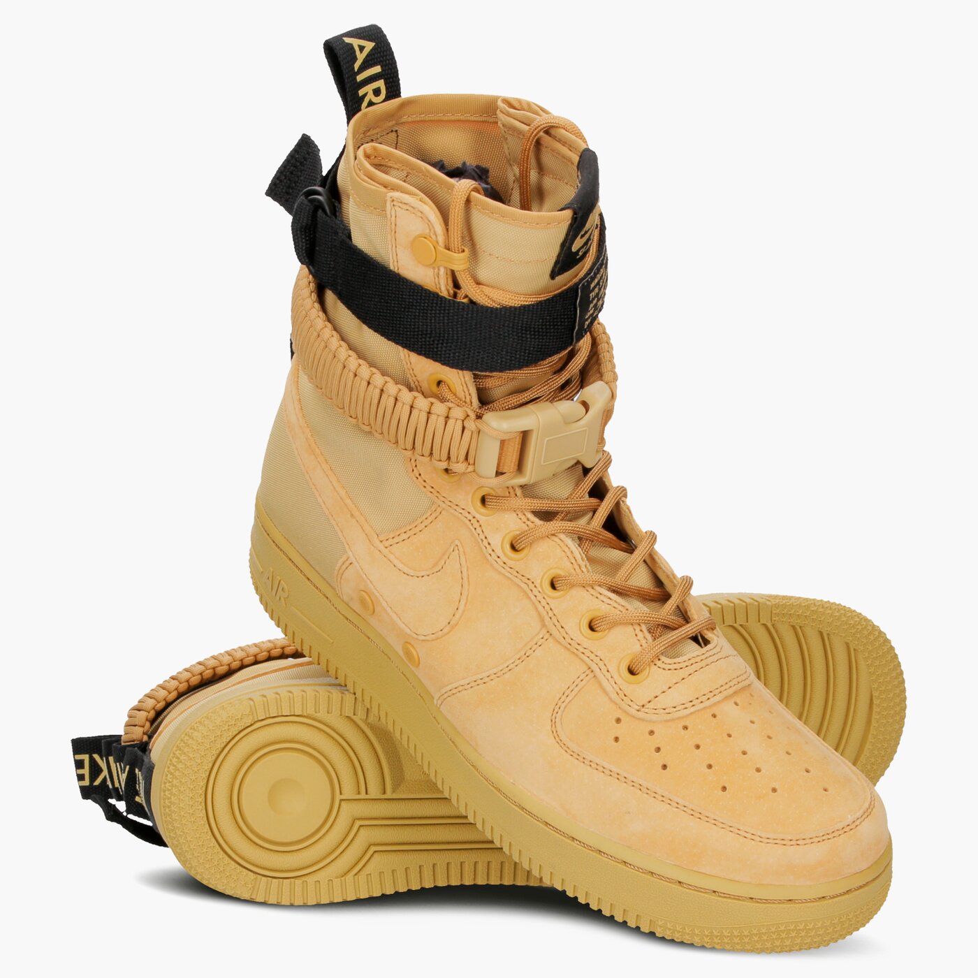 Мъжки маратонки NIKE SF AIR FORCE 1 864024-700 цвят кафяв