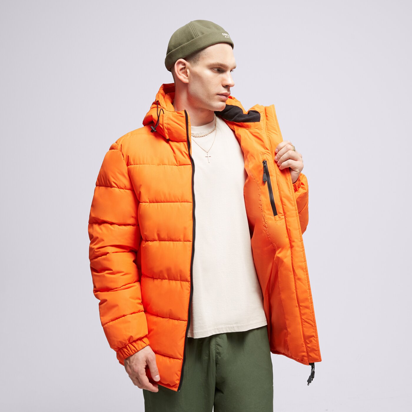 Мъжко зимно яке ELLESSE ЯКЕ ПУХЕН GERANA PADDED JACKET ORNG sht19084704 цвят оранжев