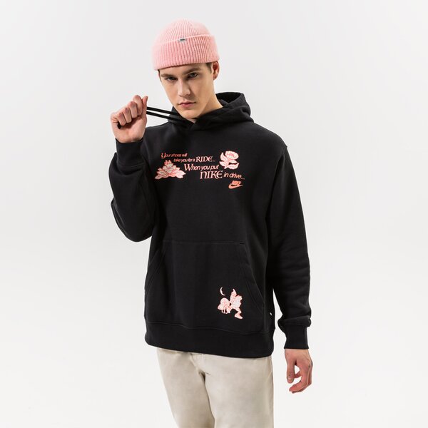 Мъжки суичър NIKE СУИТЧЪР С КАЧУЛКА M NSW HOODIE OPEN CONCEPT dx1069-010 цвят черен