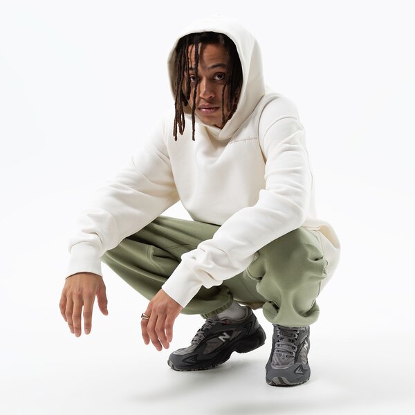 Мъжки суичър CHAMPION СУИТЧЪР С КАЧУЛКА HOODED SWEATSHIRT 217917ys084 цвят бял