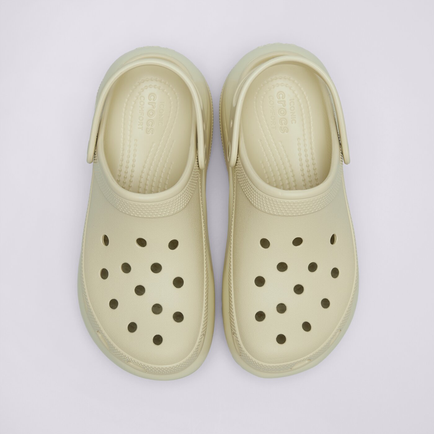 Дамски чехли и сандали CROCS CLASSIC MEGA CRUSH CLOG 2079882y2 цвят бежов