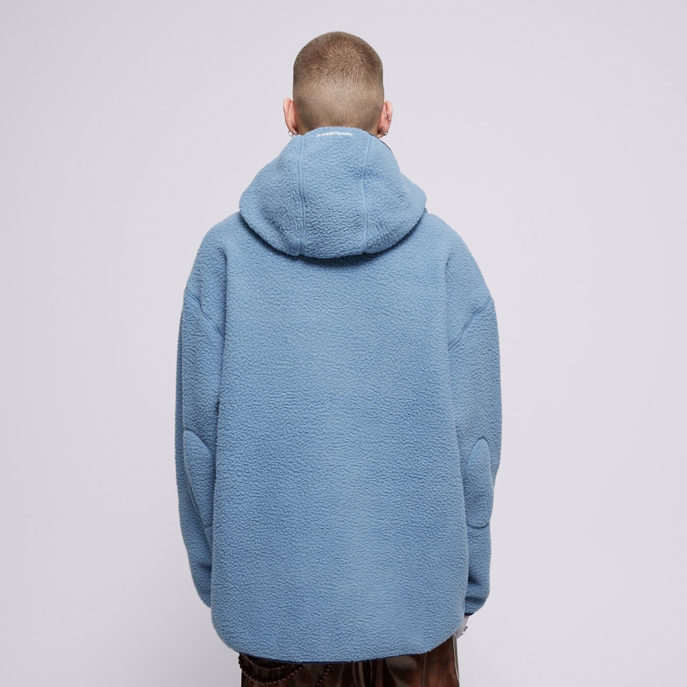 Мъжки суичър NEW BALANCE СУИТЧЪР С КАЧУЛКА HOOPS SHERPA ТОП mt44584heb цвят син