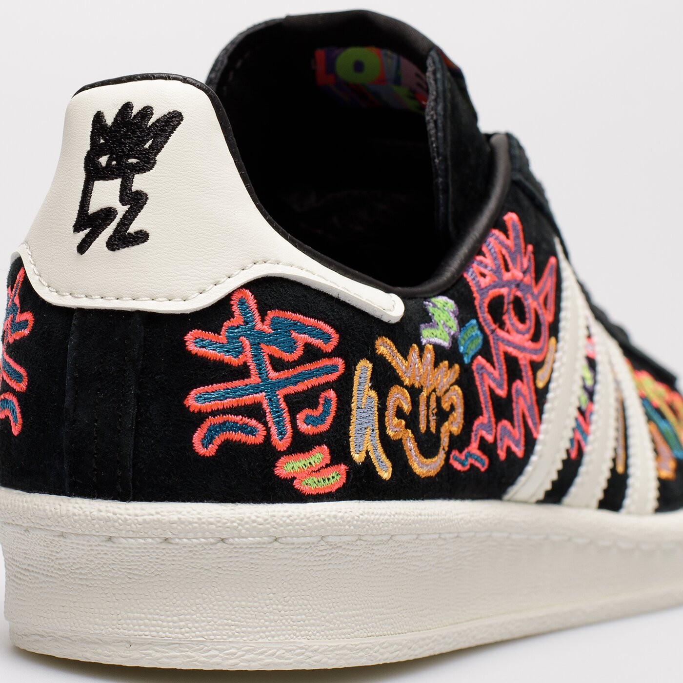 Мъжки маратонки ADIDAS CAMPUS 80S PRIDE gx6390 цвят черен