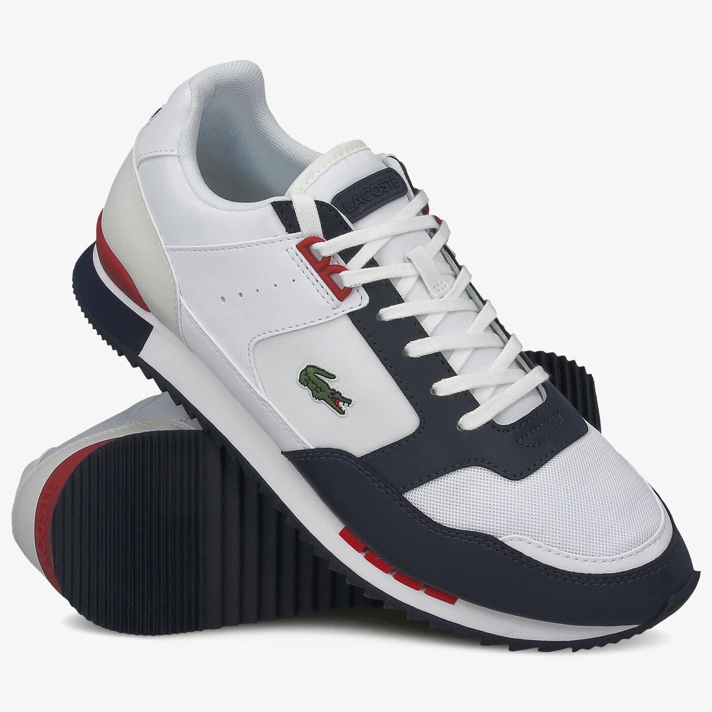 Мъжки маратонки LACOSTE PARTNER PISTE 01201 SMA 740sma0025042 цвят бял