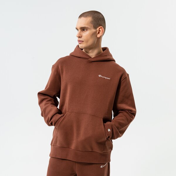 Мъжки суичър CHAMPION СУИТЧЪР С КАЧУЛКА HOODED SWEATSHIRT 217917ms534 цвят кафяв