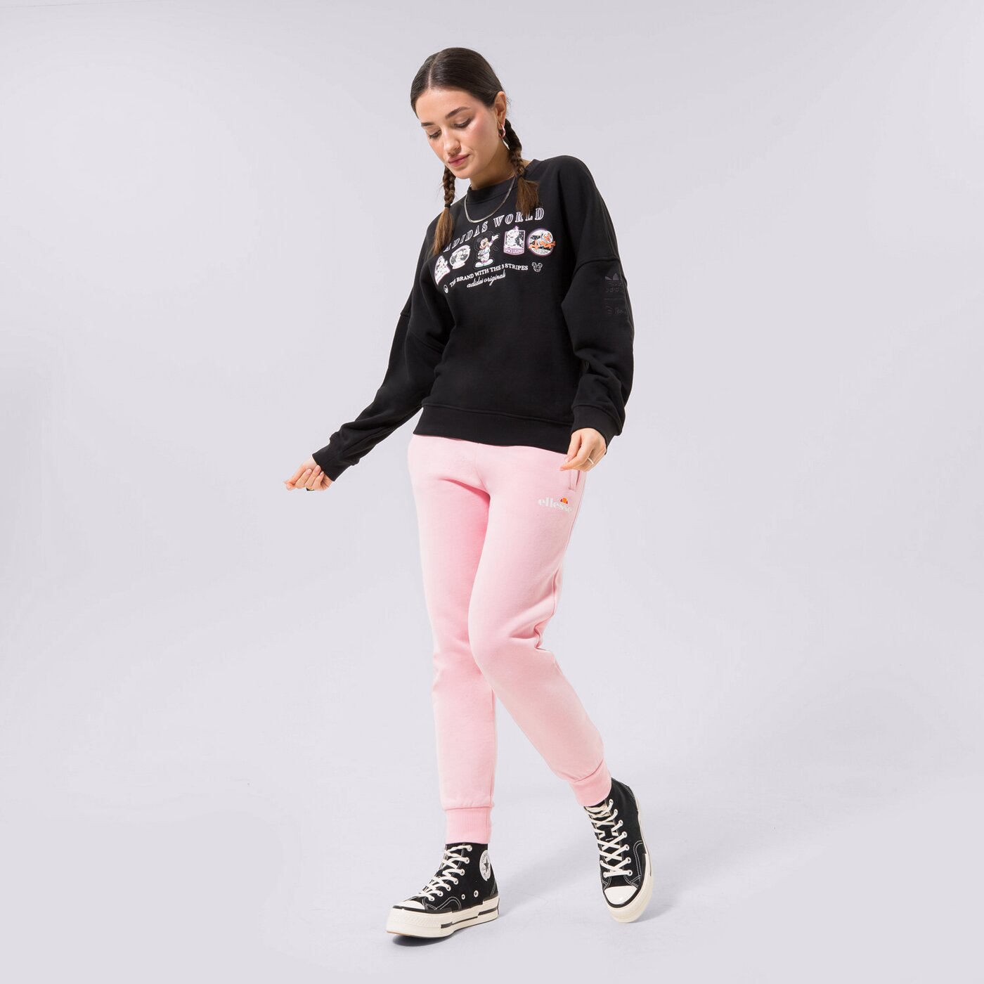 Дамски панталони ELLESSE ПАНТАЛОНИ HALLOULI JOG PANTS LPINK sgk13652808 цвят розов